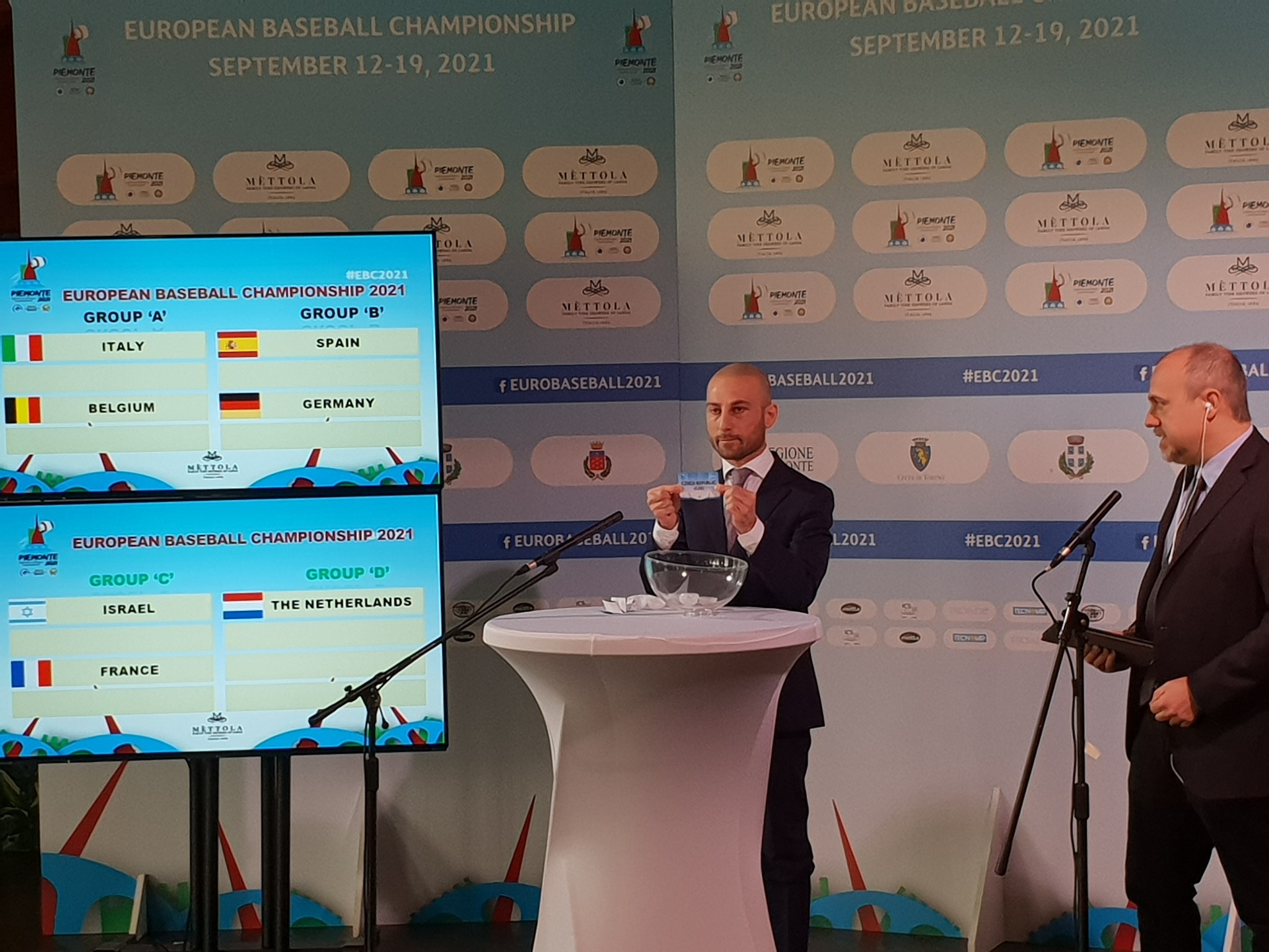 European Baseball Championship 2021 draw